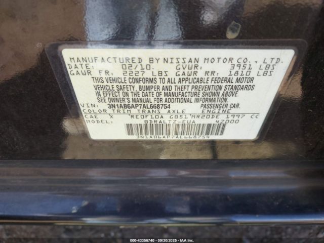 Nissan Sentra 2.0s Image 6