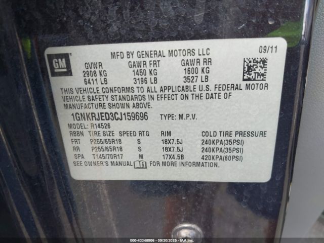 Chevrolet Traverse 2lt Image 6