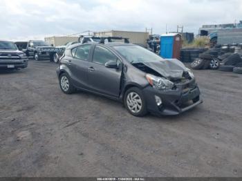  Salvage Toyota Prius c