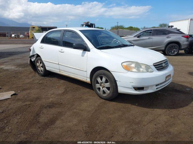  Salvage Toyota Corolla