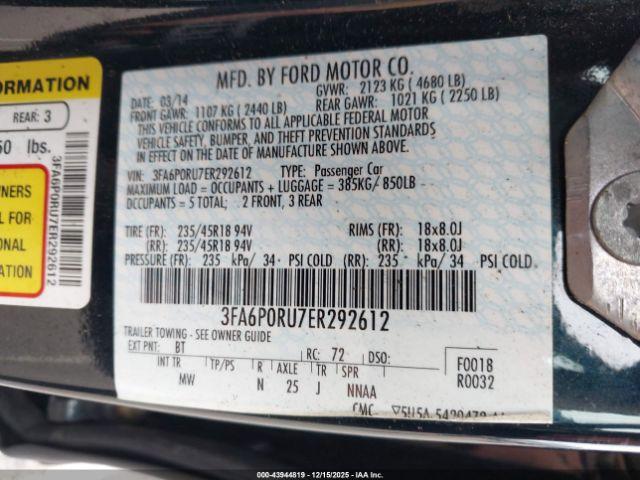 Ford Fusion Titanium Image 4