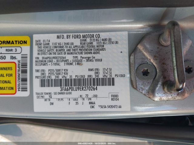 Ford Fusion Se Image 10