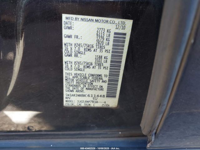 Nissan Pathfinder S Image 2