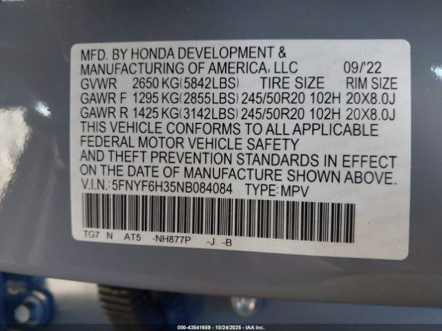 Honda Pilot Awd Sport Image 11