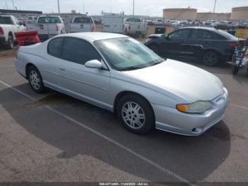  Salvage Chevrolet Monte Carlo