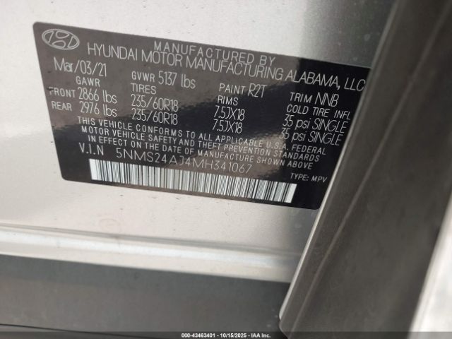 Hyundai SANTA FE Sel Image 12