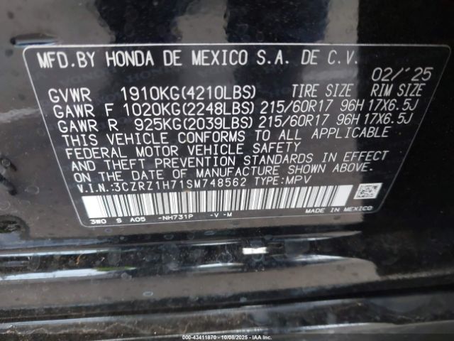 Honda HR-V 2wd Ex-l Image 12