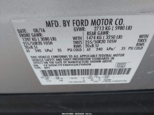 Ford Explorer Limited Image 13