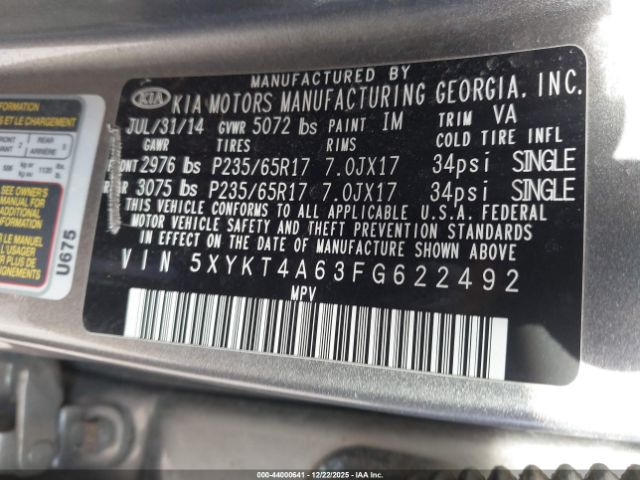 Kia Sorento Lx Image 6