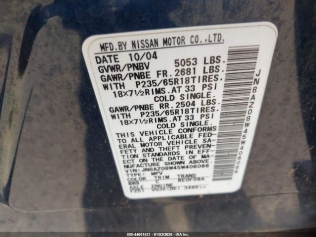 Nissan Murano Se Image 9