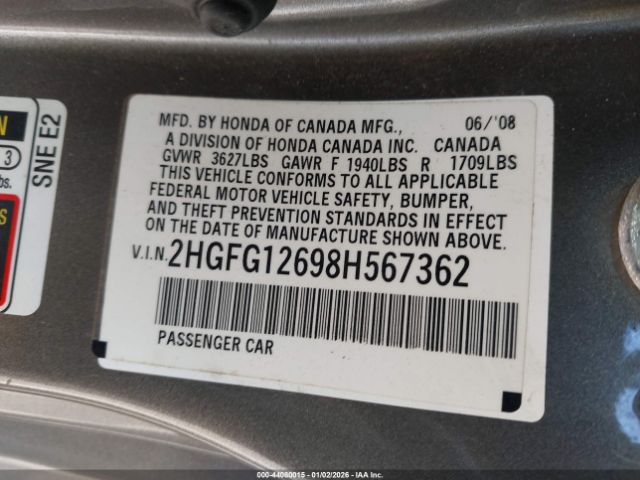 Honda Civic Lx Image 9