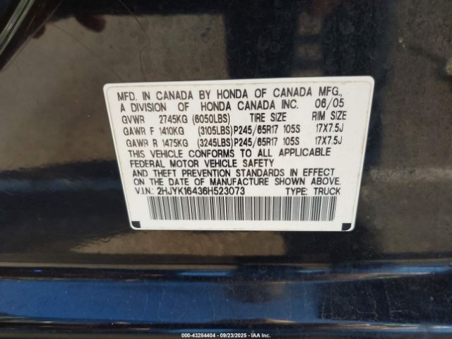 Honda Ridgeline Rts Image 8