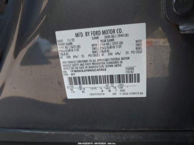 Ford Explorer Timberline Image 16