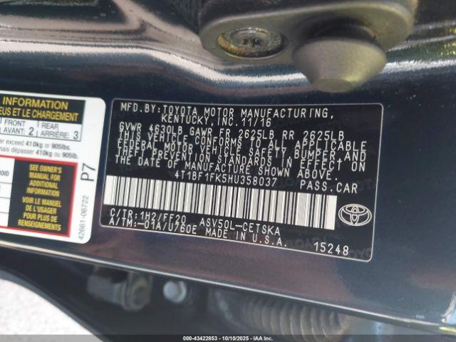 Toyota Camry Se Image 7