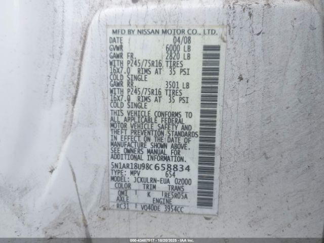 Nissan Pathfinder S Image 11