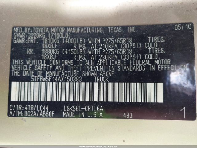 Toyota Tundra Limited 5.7l V8 Image 16