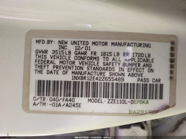 Toyota Corolla Le Image 14