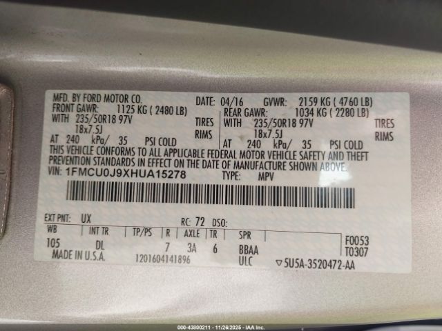 Ford Escape Titanium Image 8