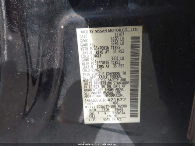 Nissan Frontier Se Image 7