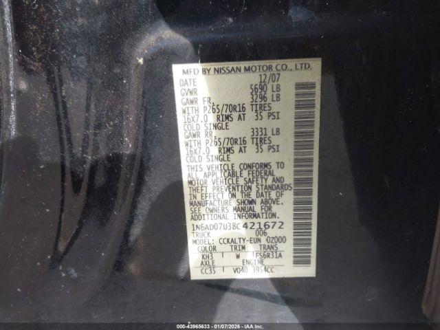 Nissan Frontier Se Image 7