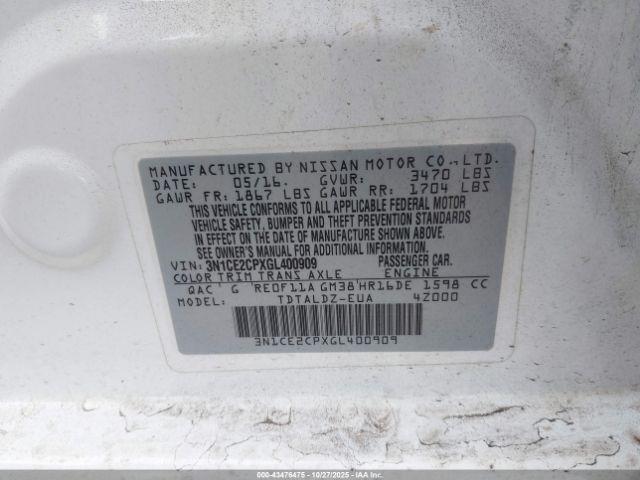 Nissan Versa Sv Image 11