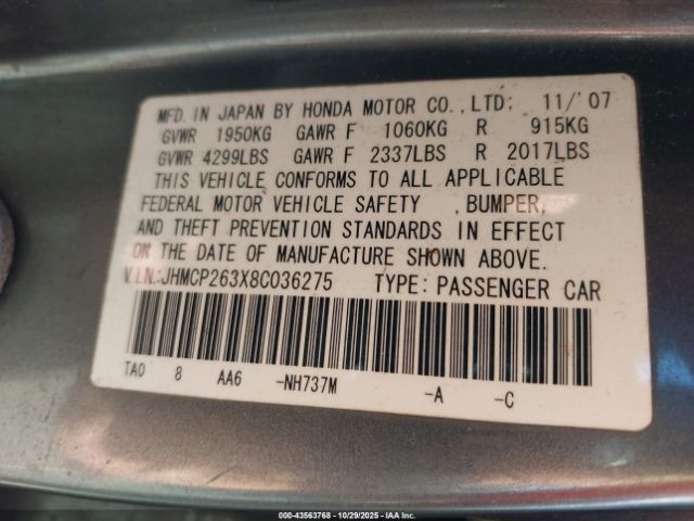 Honda Accord 2.4 Lx Image 10