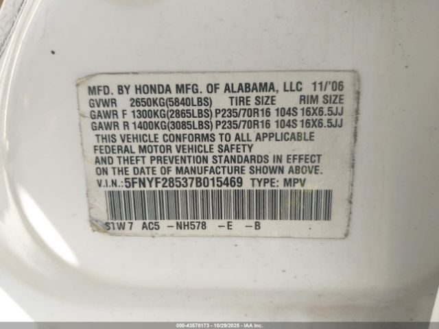 Honda Pilot Ex-l Image 10