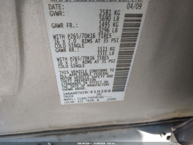 Nissan Frontier Se Image 12