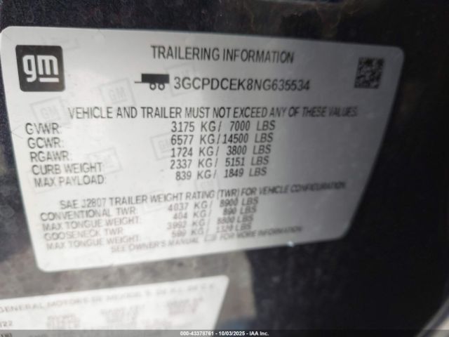 Chevrolet Silverado 1500 4wd  Short Bed Custom Trail Boss Image 17