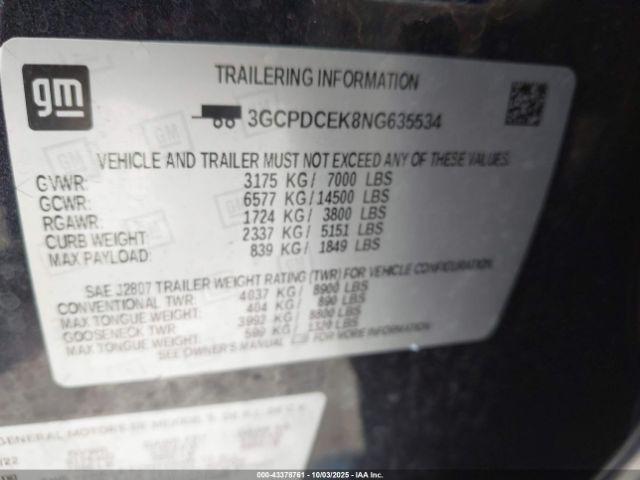 Chevrolet Silverado 1500 4wd  Short Bed Custom Trail Boss Image 17